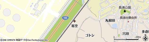 愛知県知多市日長（寒空）周辺の地図