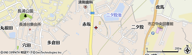 愛知県知多市日長赤坂55周辺の地図