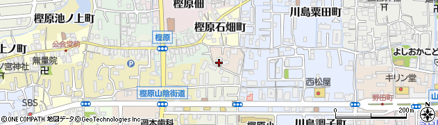 京都府京都市西京区樫原茶ノ木本町周辺の地図
