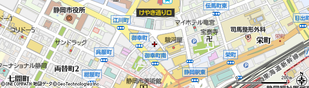 オールドゴールド静岡店周辺の地図
