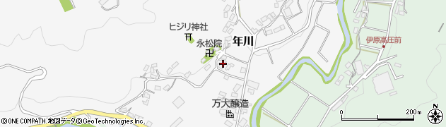 静岡県伊豆市年川141周辺の地図