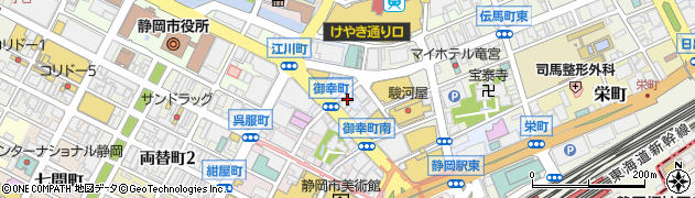 株式会社フルキャストアドバンス　警備事業本部静岡営業所周辺の地図