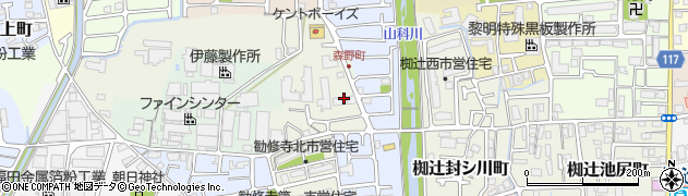 株式会社 ヤサカ 京都営業所周辺の地図