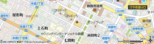 セガワールド静岡周辺の地図
