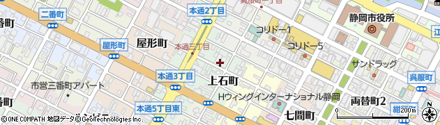 上石町モータープール周辺の地図