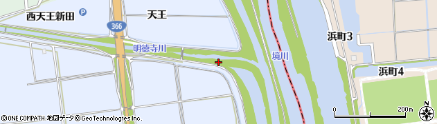 愛知県東浦町（知多郡）石浜（成実新田二ノ切）周辺の地図