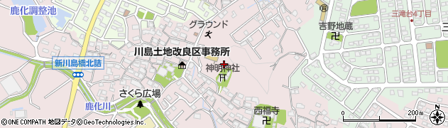 三重県四日市市川島町周辺の地図