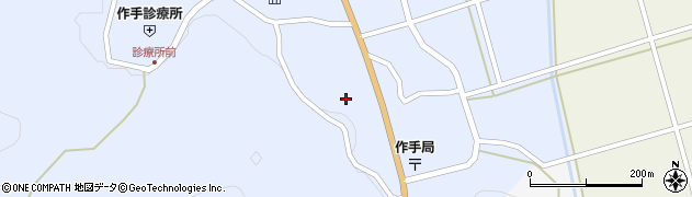 愛知県新城市作手高里（向イ畑）周辺の地図