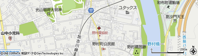西脇野村郵便局 ＡＴＭ周辺の地図