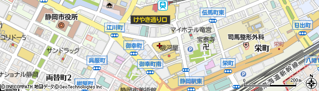 静岡伝馬町再開発ビル防災センター周辺の地図
