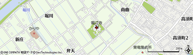 竜江寺周辺の地図