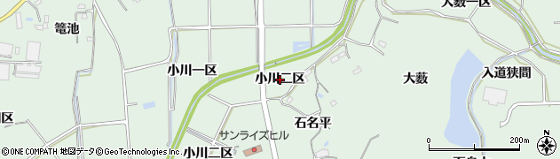 愛知県東浦町（知多郡）緒川（小川二区）周辺の地図