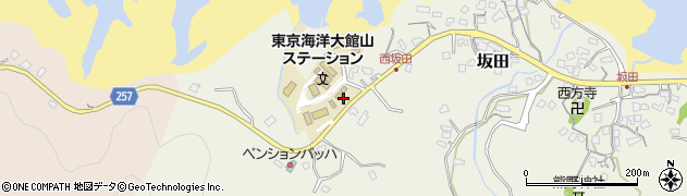 千葉県館山市坂田637周辺の地図