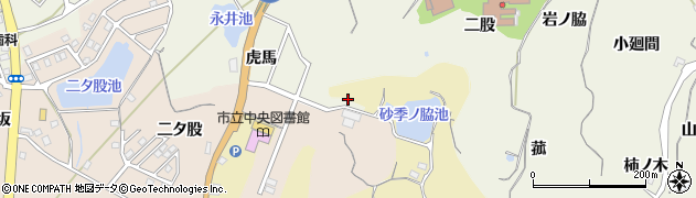 愛知県知多市新知虎馬70周辺の地図