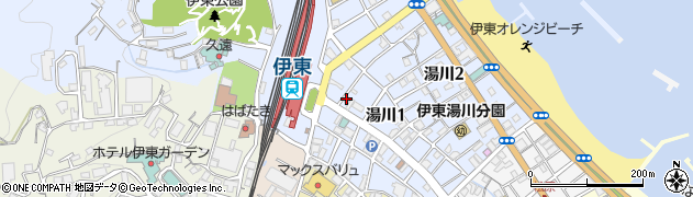 ニッポンレンタカー伊東駅前営業所周辺の地図
