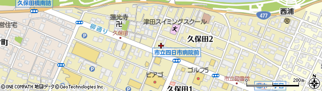 ａｕショップ　四日市久保田周辺の地図