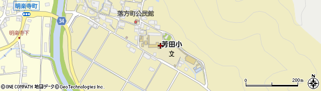西脇市立芳田小学校周辺の地図
