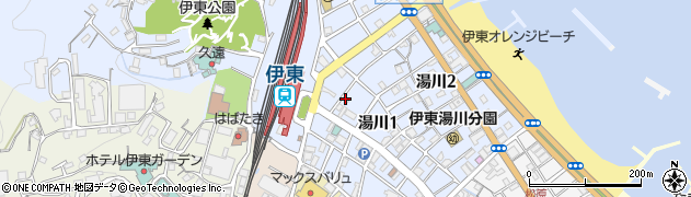 トヨタレンタリース静岡伊東駅前店周辺の地図