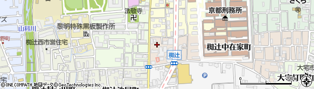 京都府京都市山科区椥辻中在家町3周辺の地図