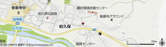 静岡県伊豆市柏久保144周辺の地図