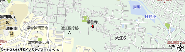 善住寺周辺の地図