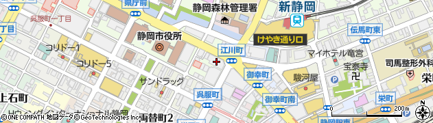三井住友銀行静岡支店周辺の地図