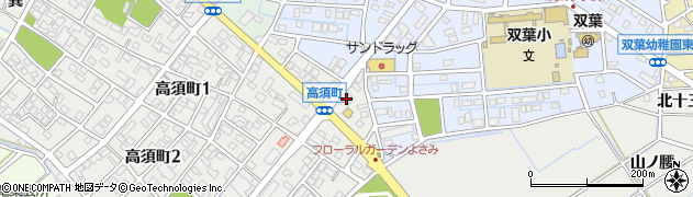 碧海信用金庫小垣江支店周辺の地図