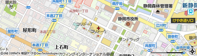 築地 寿司清 伊勢丹静岡店周辺の地図