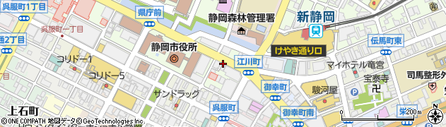 ニチイキッズニッセイみらい静岡葵保育園周辺の地図