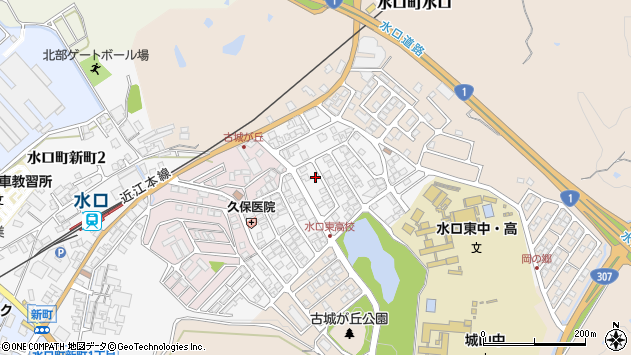 〒528-0073 滋賀県甲賀市水口町古城が丘の地図