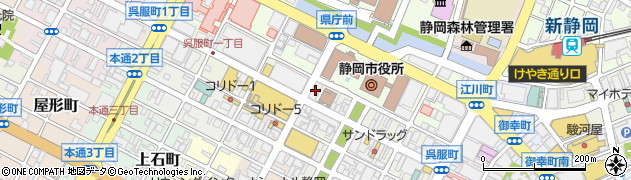 日本司法支援センター　静岡地方事務所周辺の地図
