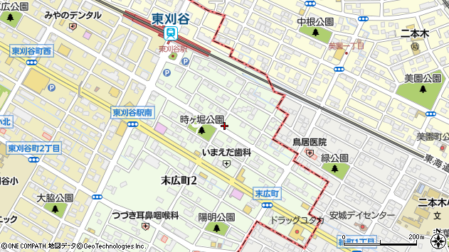 〒448-0802 愛知県刈谷市末広町の地図
