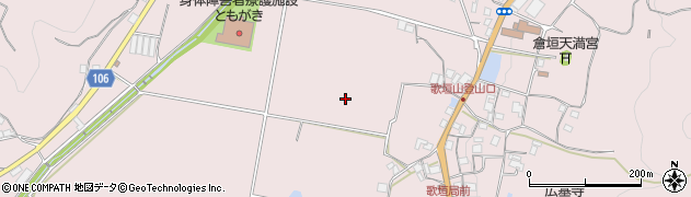 大阪府能勢町（豊能郡）倉垣周辺の地図