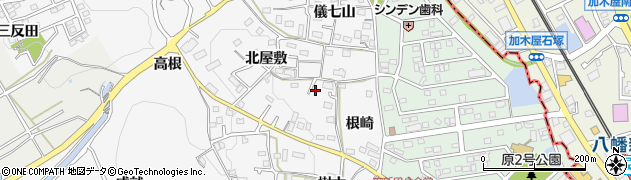 愛知県知多市八幡北屋敷132周辺の地図