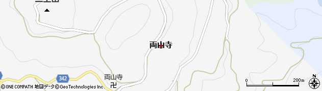 岡山県美咲町（久米郡）両山寺周辺の地図