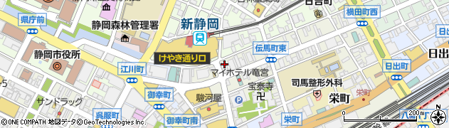 株式会社サンレディース静岡支店周辺の地図