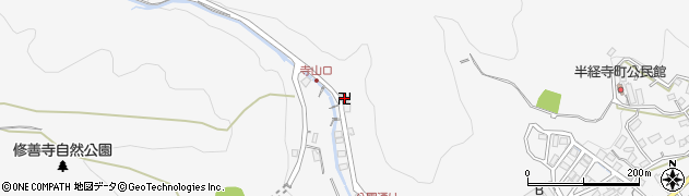 修褝寺周辺の地図