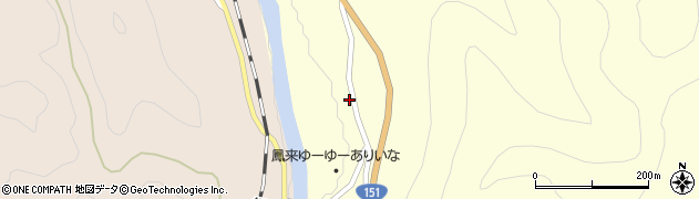 愛知県新城市能登瀬壱輪周辺の地図