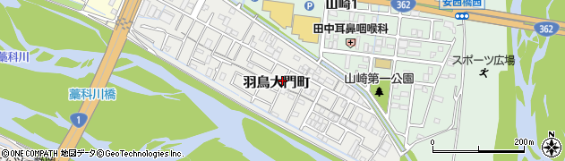 静岡県静岡市葵区羽鳥大門町周辺の地図