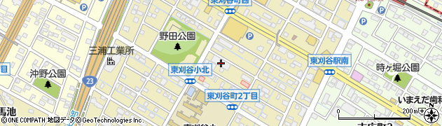 藤久運輸倉庫株式会社　東刈谷営業所周辺の地図
