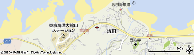千葉県館山市坂田周辺の地図