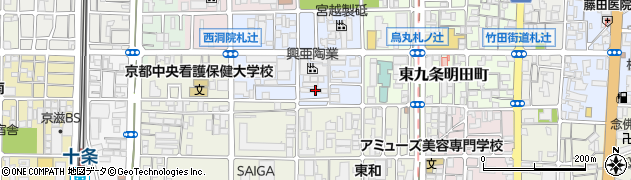京都府京都市南区東九条西明田町3周辺の地図