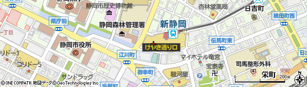 しずてつストア新静岡セノバ店周辺の地図