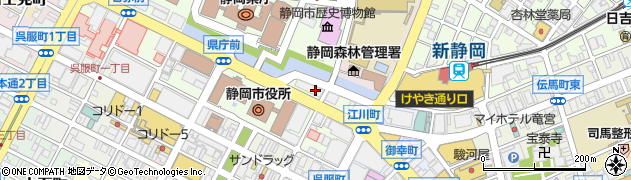 ローム静岡（社会保険労務士法人）周辺の地図