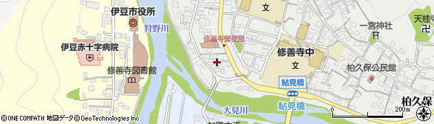 静岡県伊豆市柏久保484周辺の地図