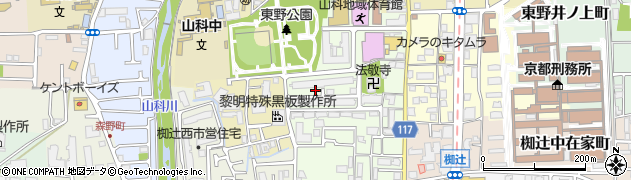 山科椥辻住宅周辺の地図