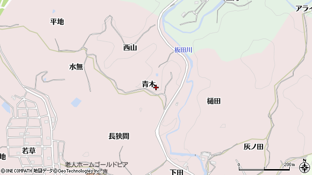 〒444-3172 愛知県岡崎市田口町の地図