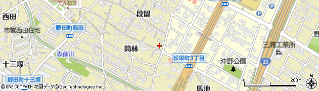愛知県刈谷市野田町段留13周辺の地図