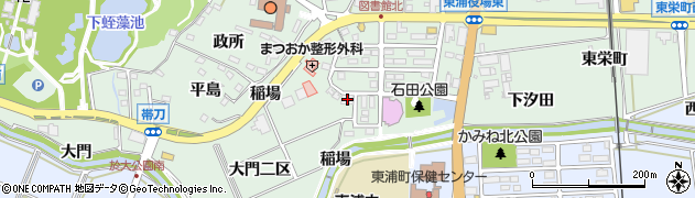 愛知県知多郡東浦町緒川平成21周辺の地図
