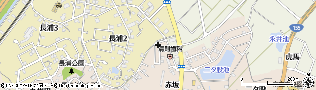 愛知県知多市日長赤坂11-8周辺の地図